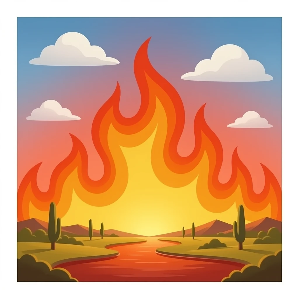 Heatwave emoji