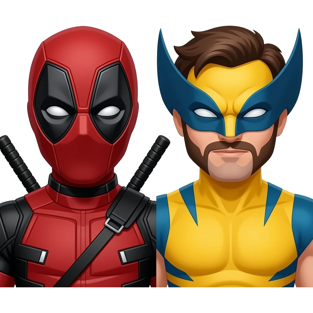 Deadpool and Wolverine emoji