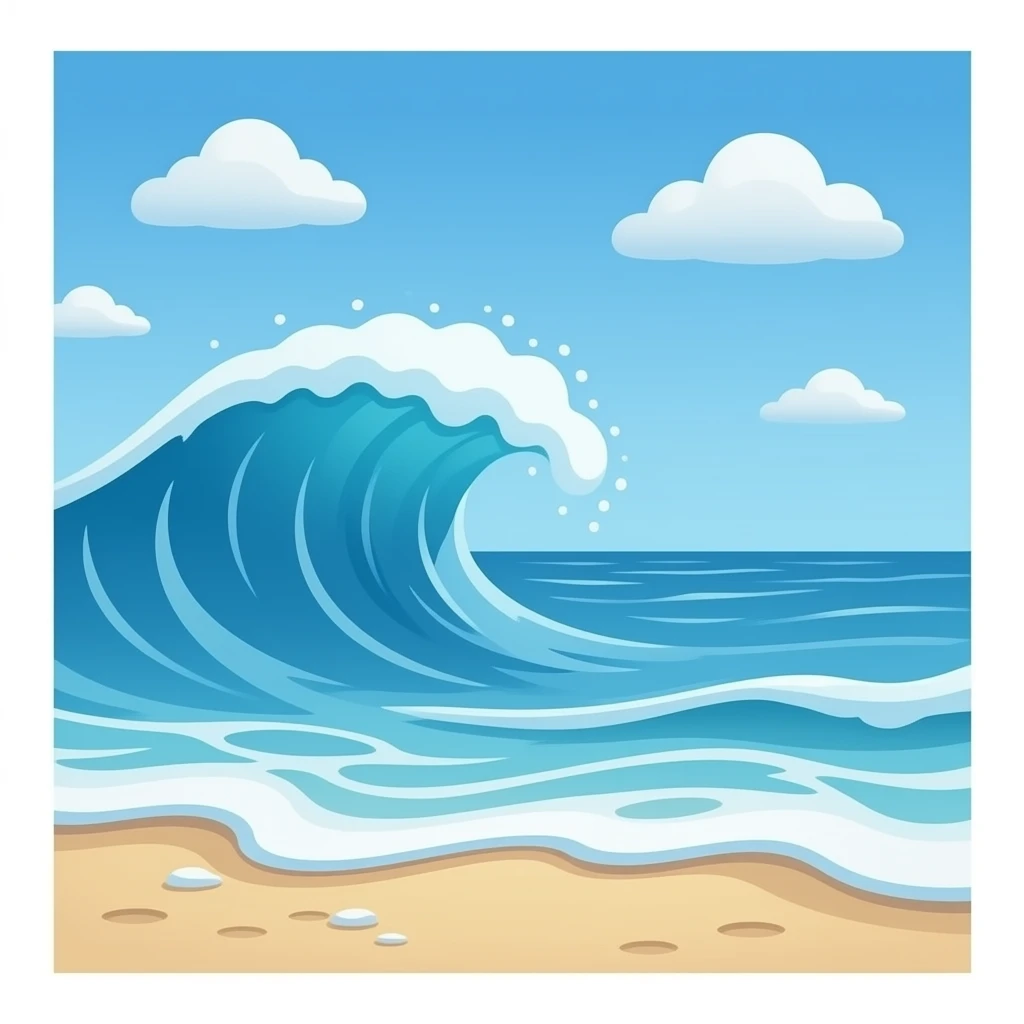 морская волна emoji