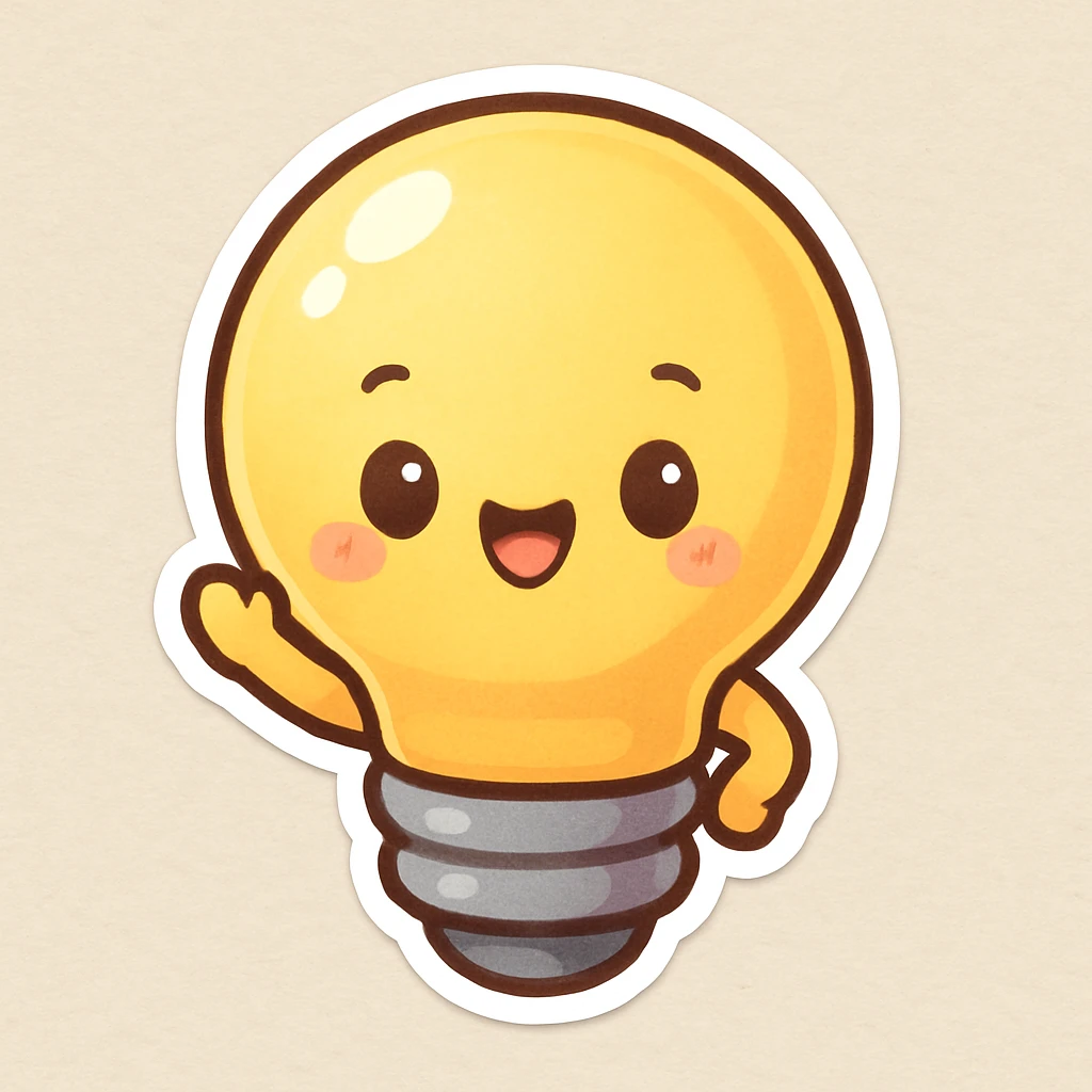 bulb emoji