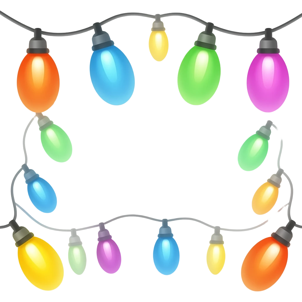 Colorful Festival Lights emoji
