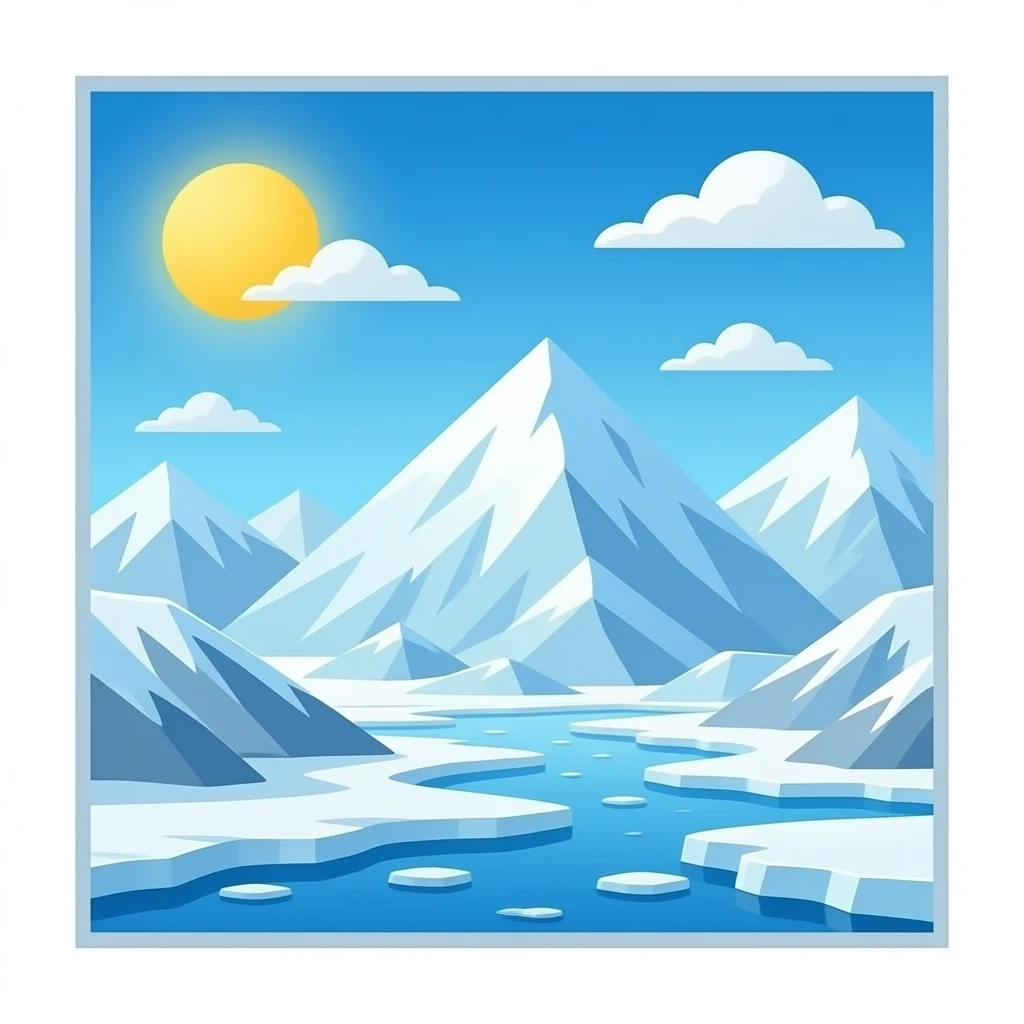 Glaciers emoji