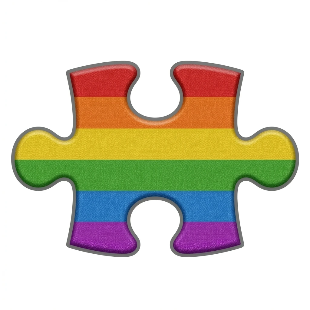 autism puzzle pieces ios shading background. lots of puzzle pieces. lots. indivual small ones. primary colors. more vivid very vivid bright and bright. rainbow and glittery. lots of individual peices emoji