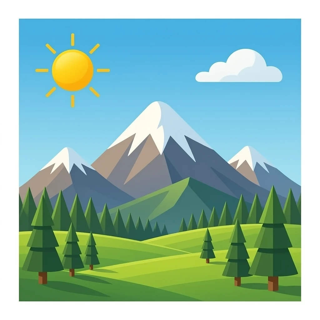 mountain emoji