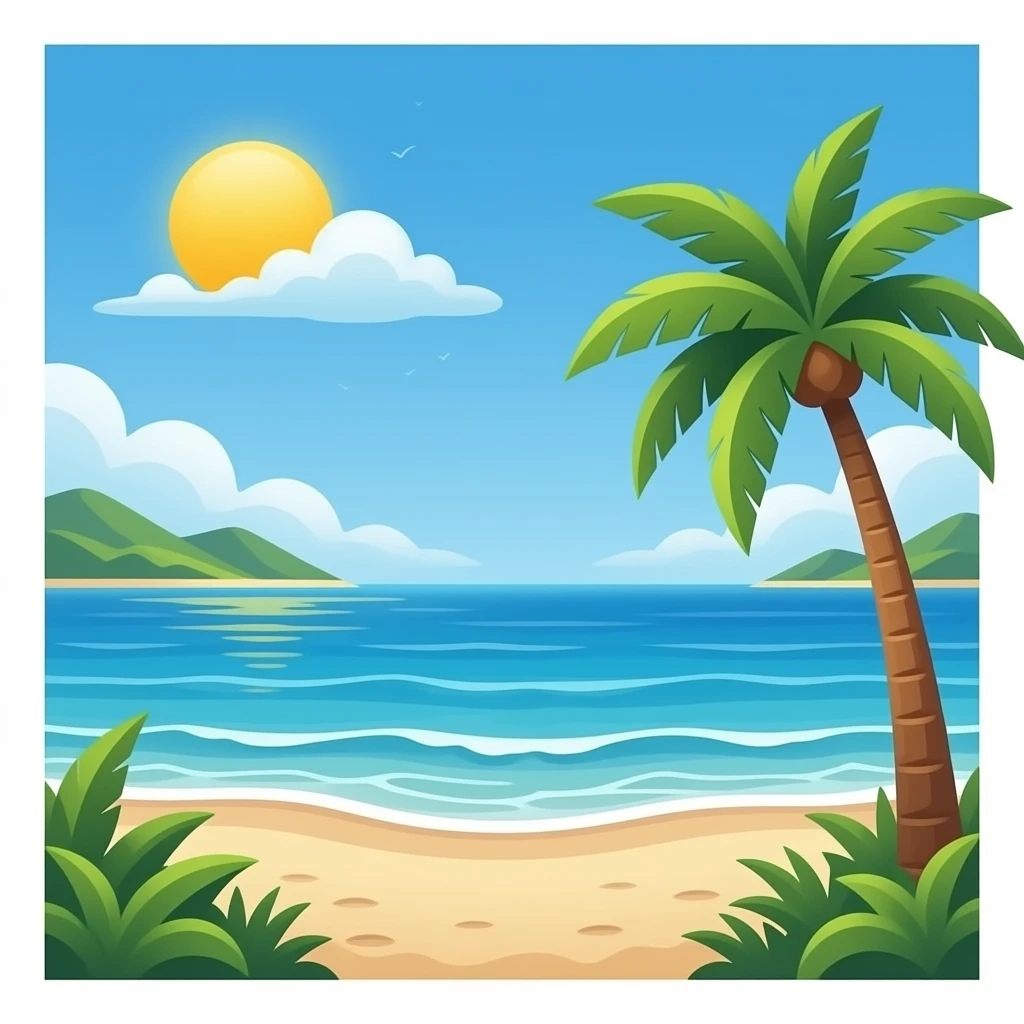 beach emoji