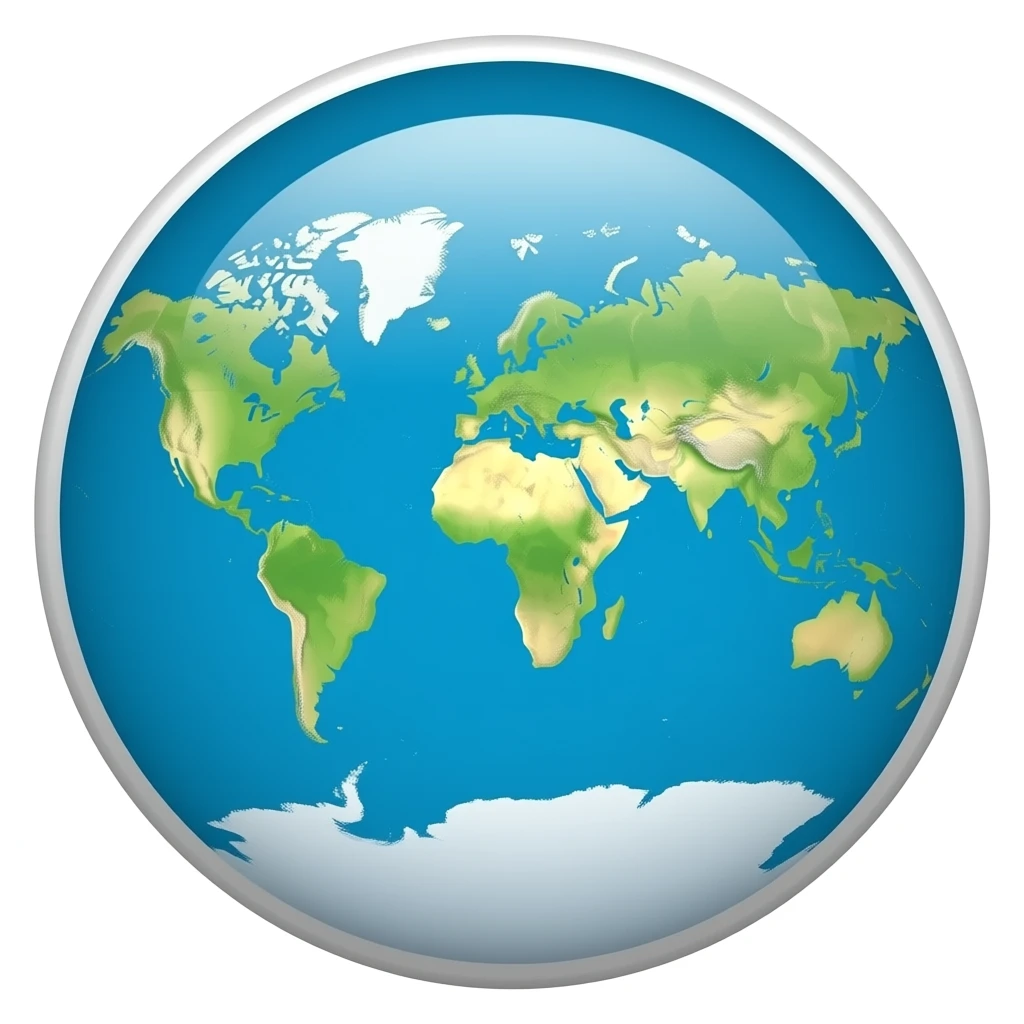 world map emoji