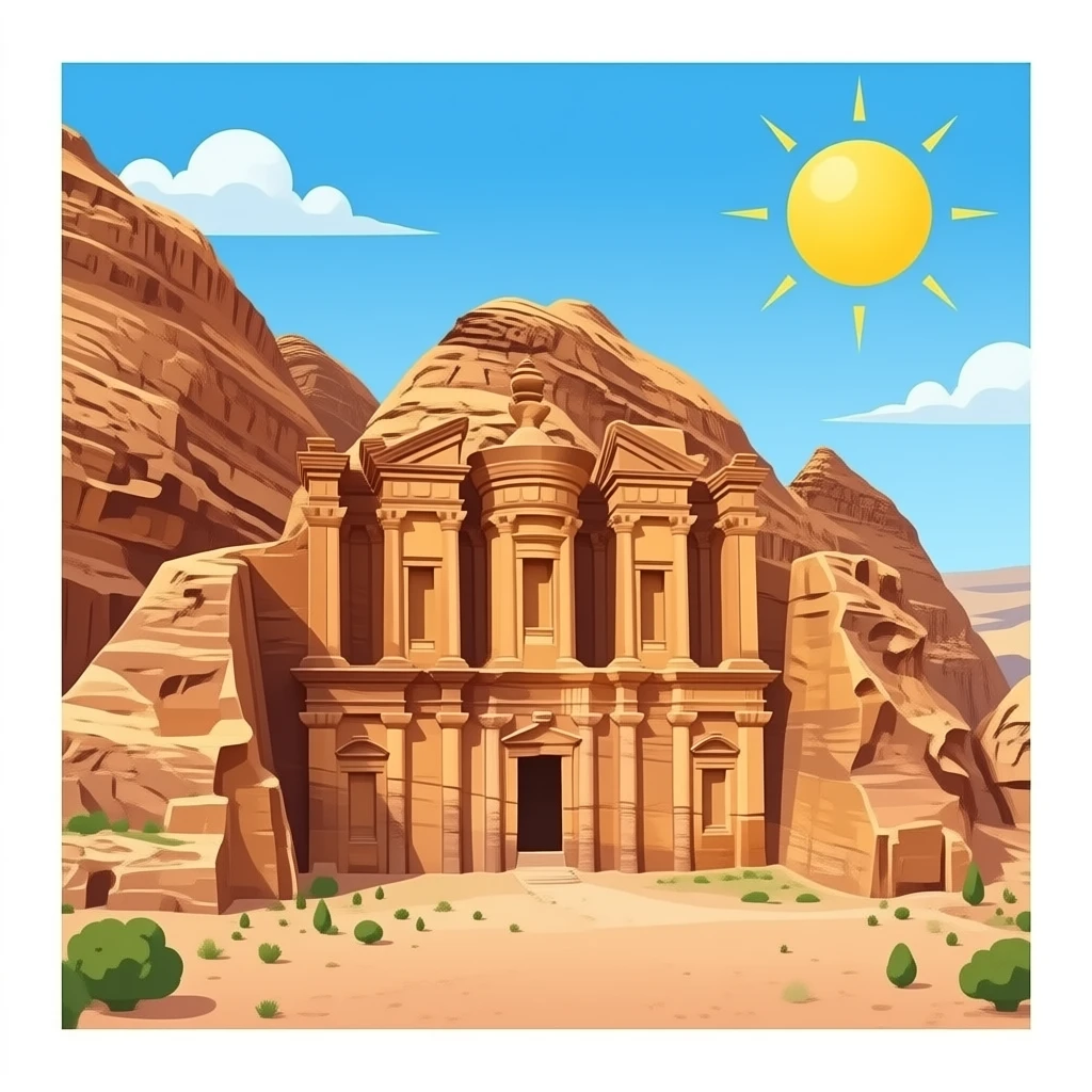 the ancient city of Petra emoji