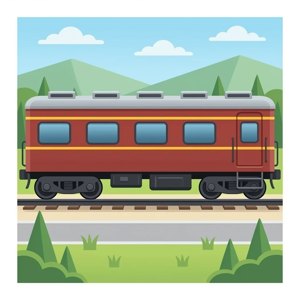 Western train car(side view) emoji