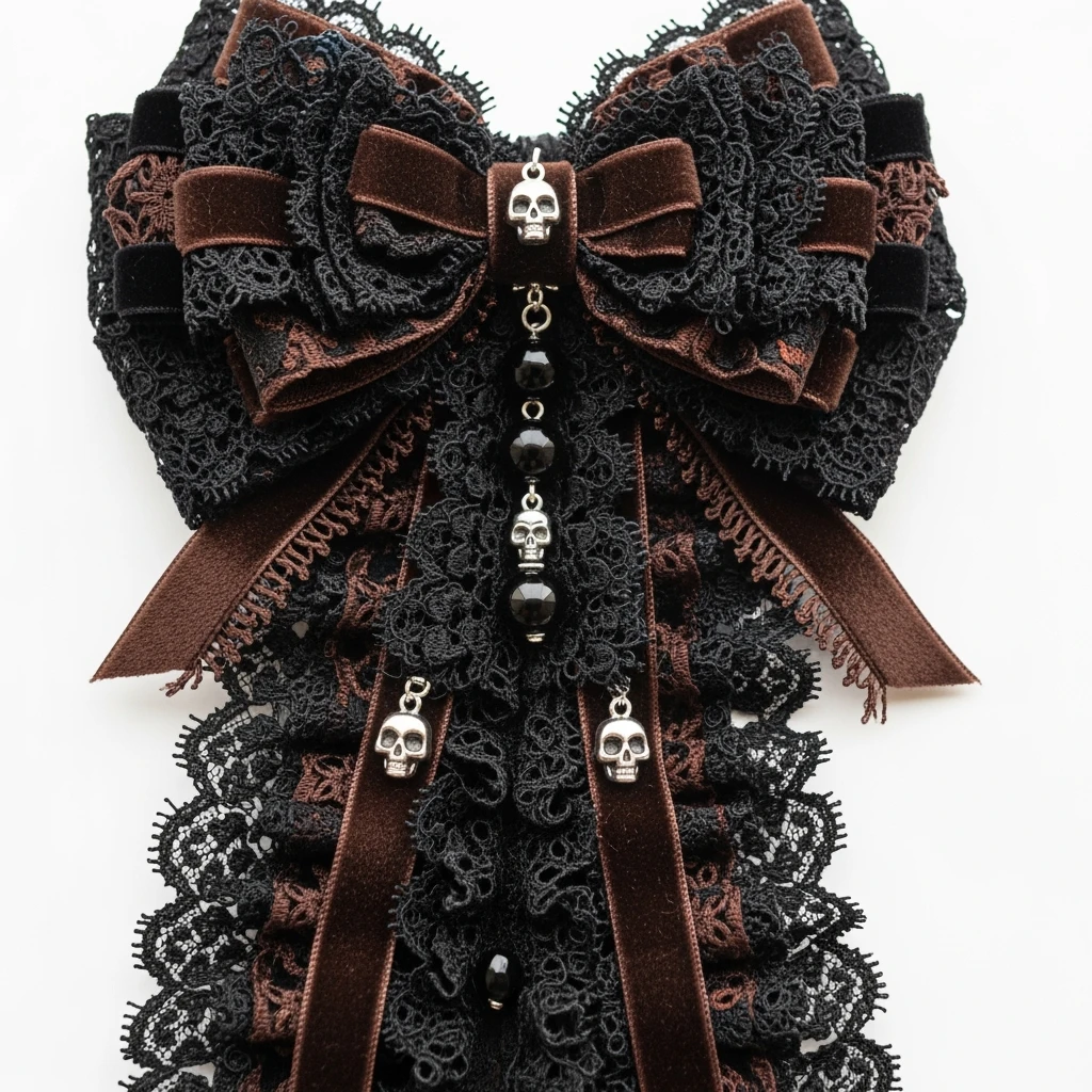 brown goth bow remove background, explore emoji