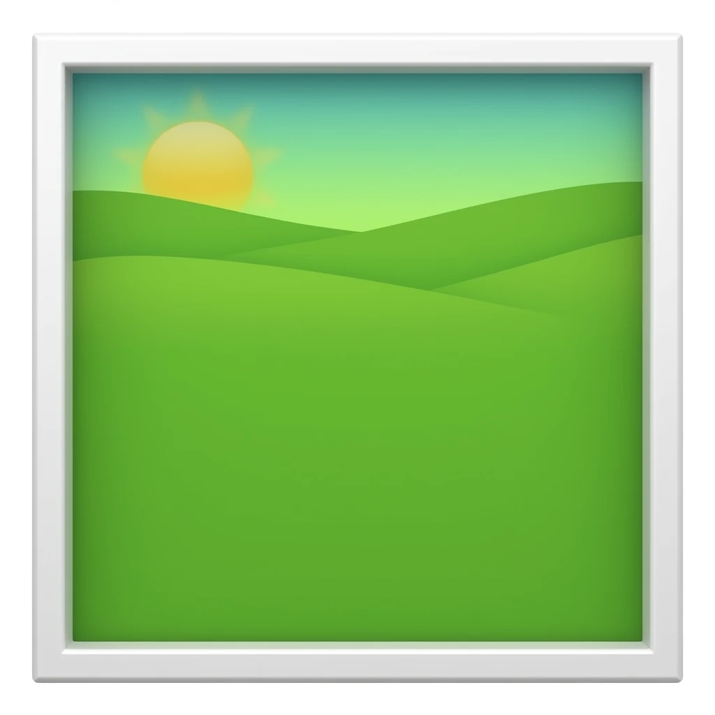 solid green colored wall emoji