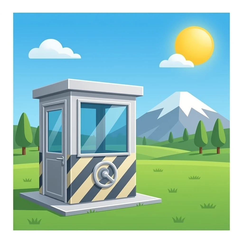 security booth emoji