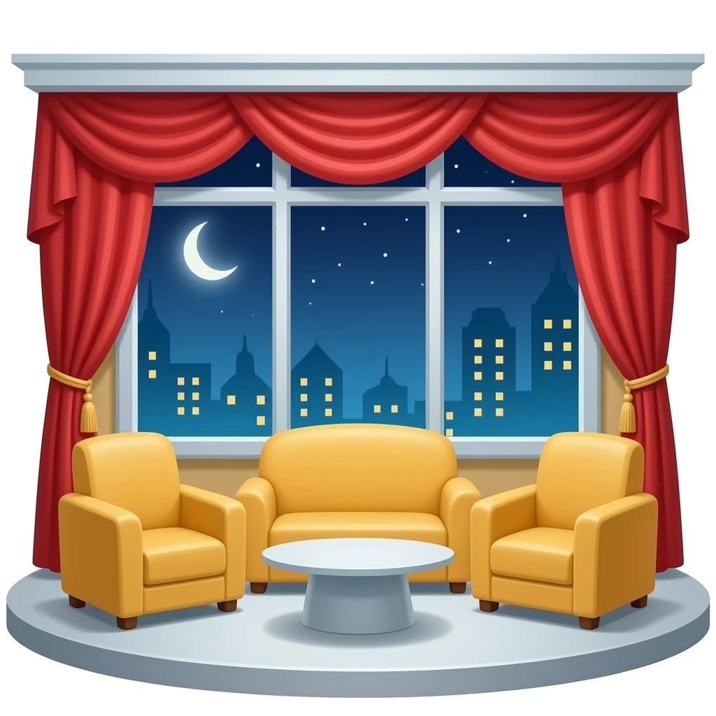 set for talk show emoji
