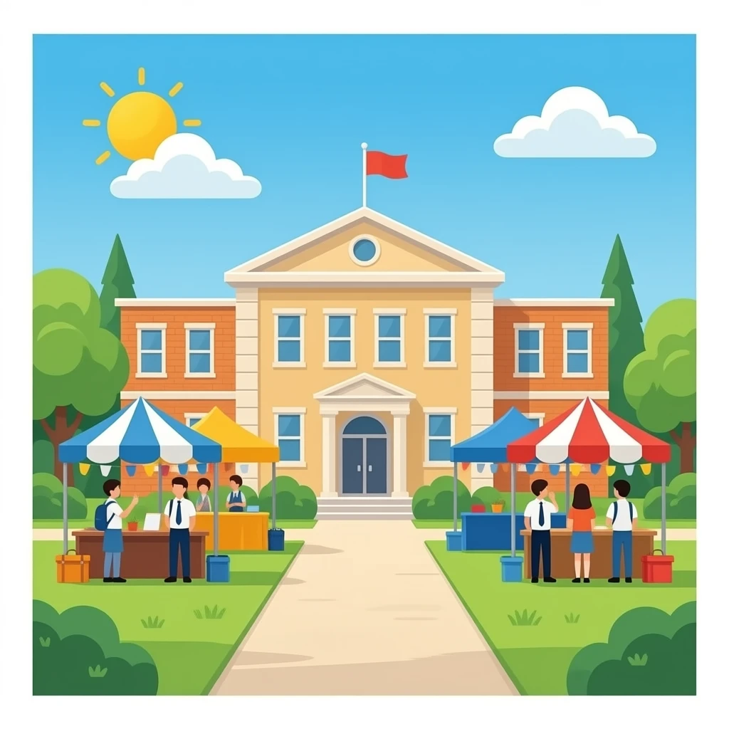 Student school Bazaar emoji