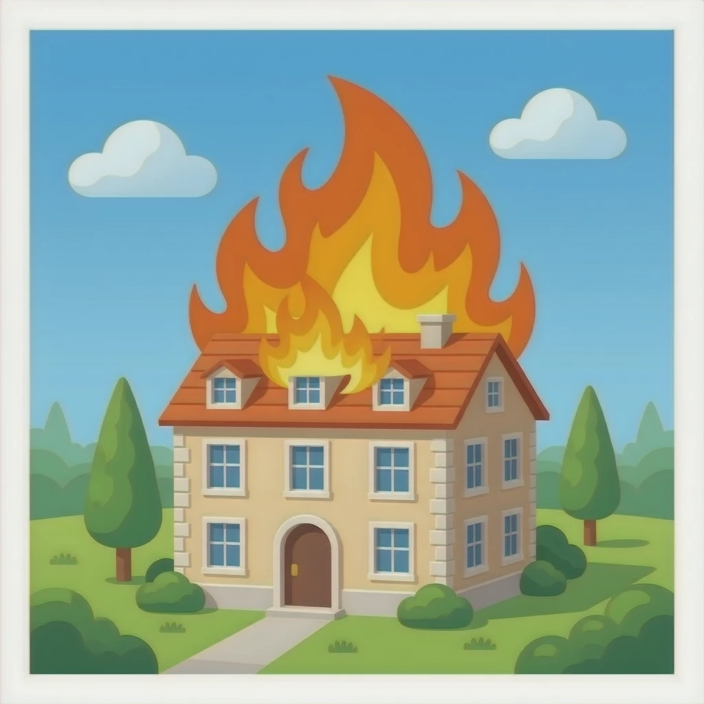 Burn it down emoji