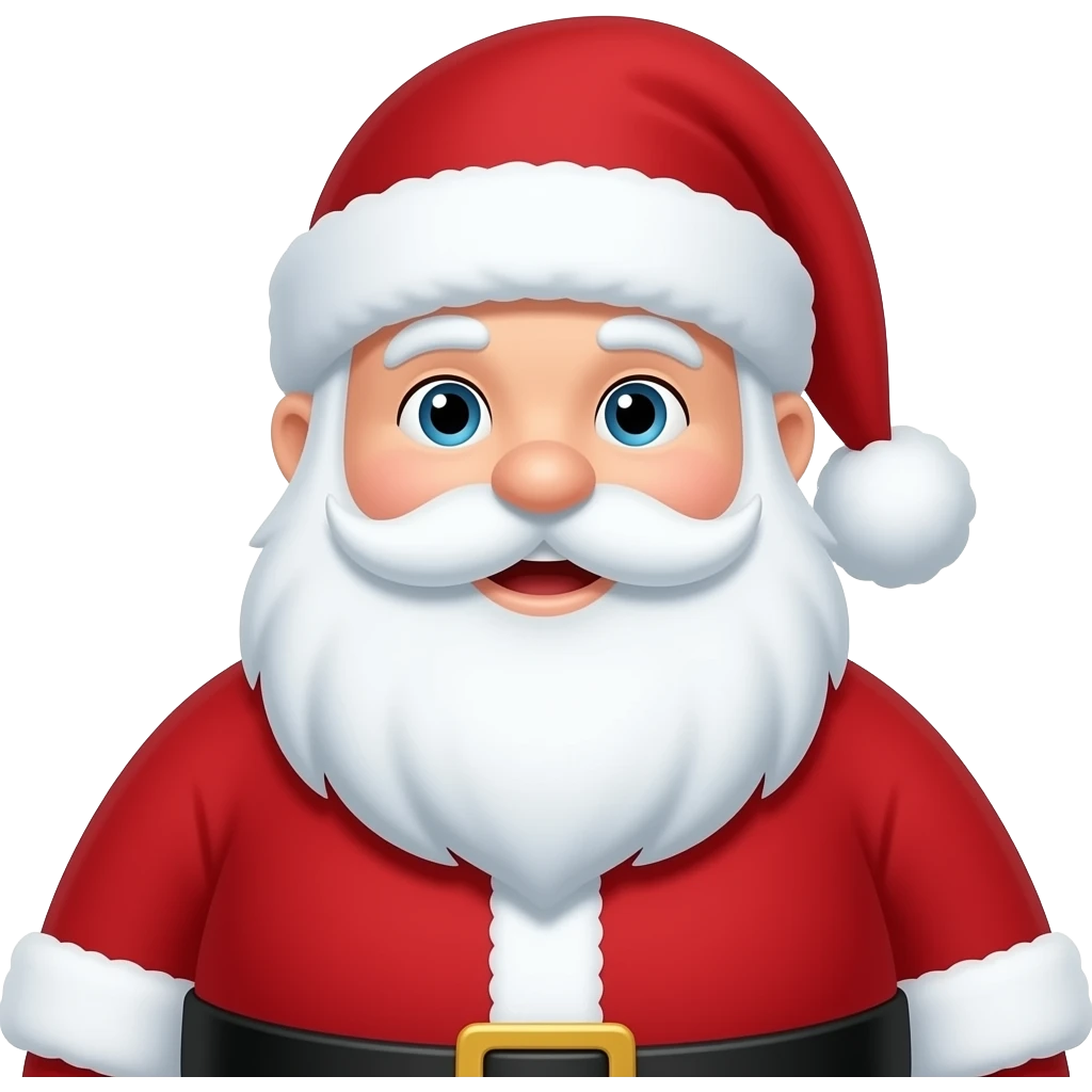 Santa fat emoji | AI Emoji Generator
