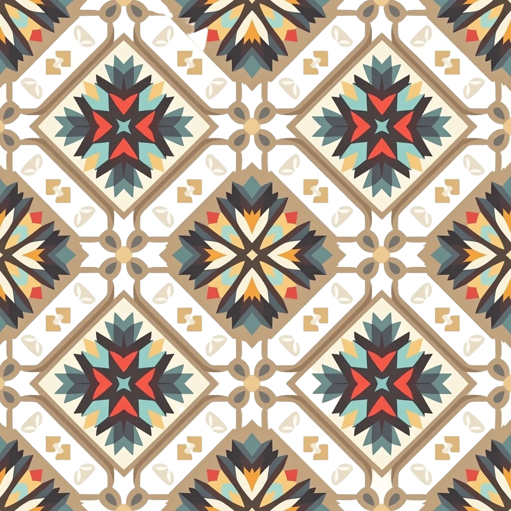 Native pattern background emoji