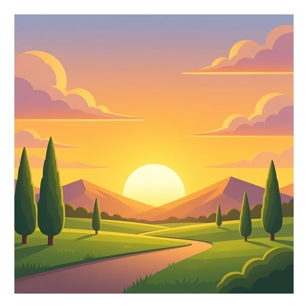 Sunset emoji