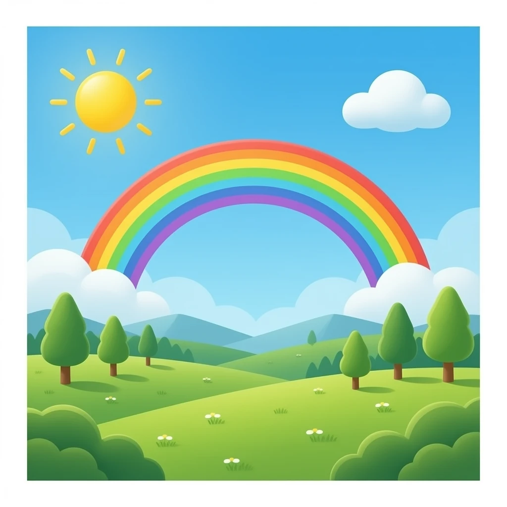 Rainbow emoji
