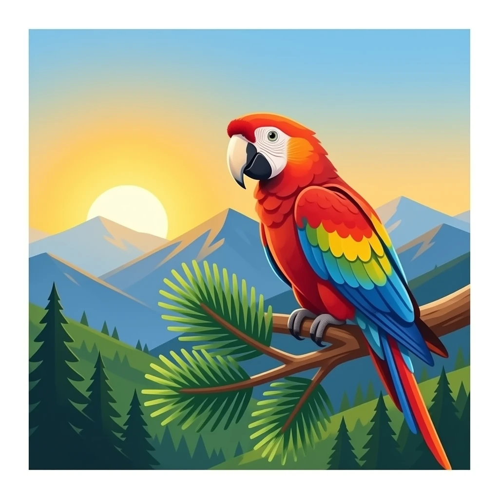 🌄🦜 emoji
