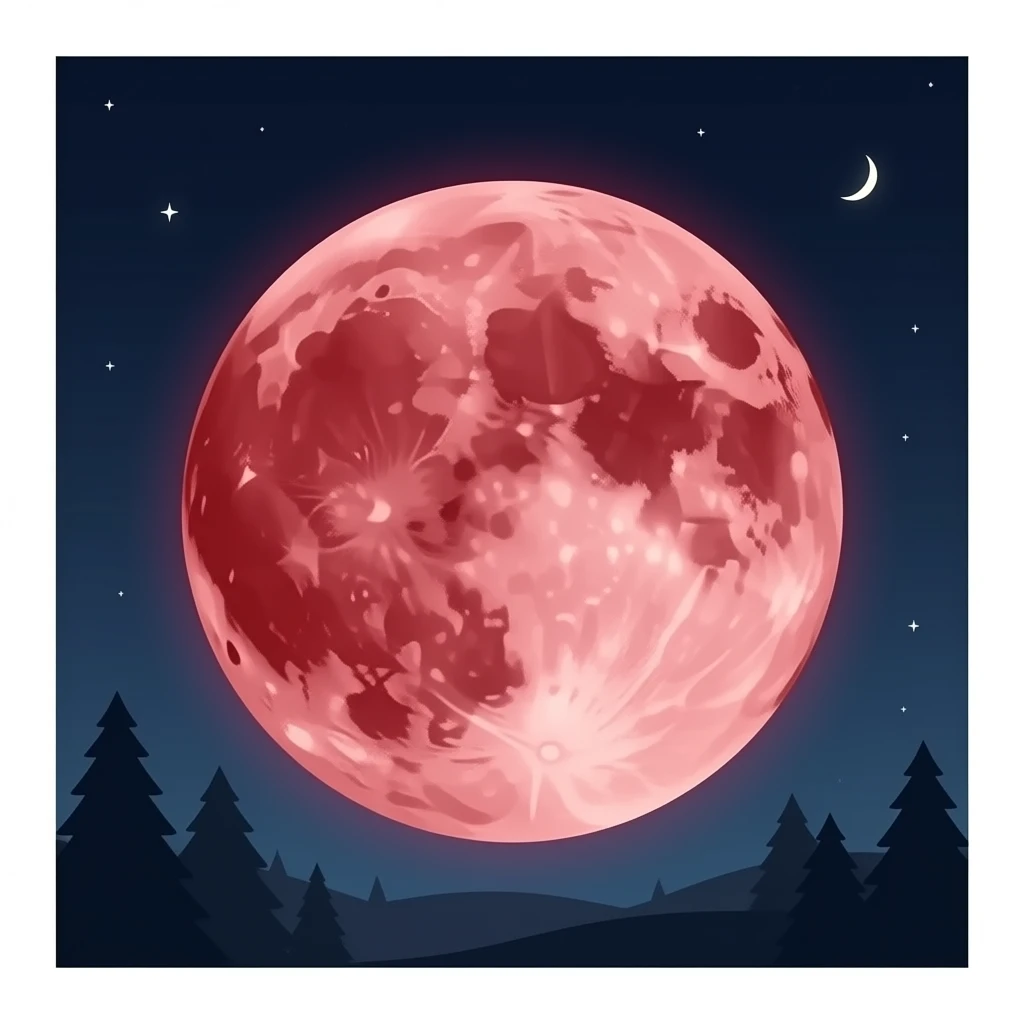 blood moon emoji