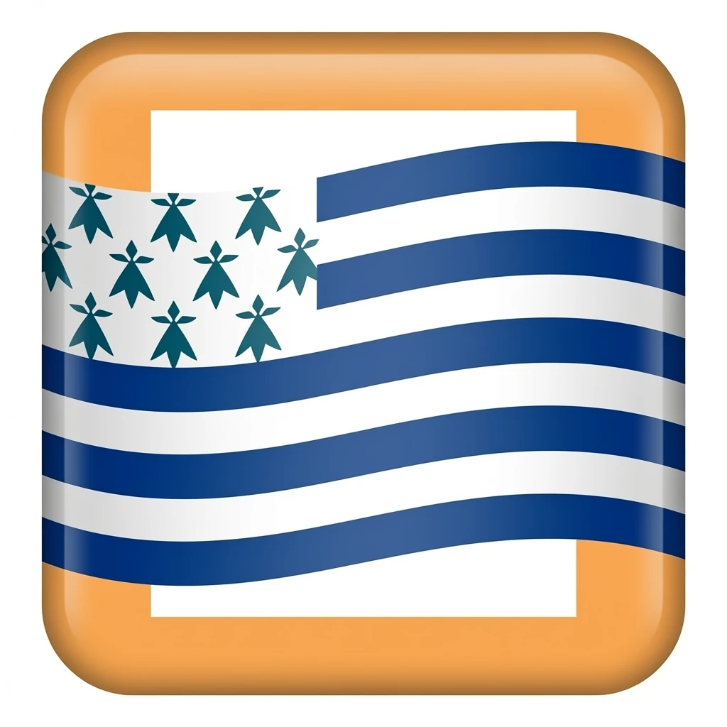 Orange breton flag emoji