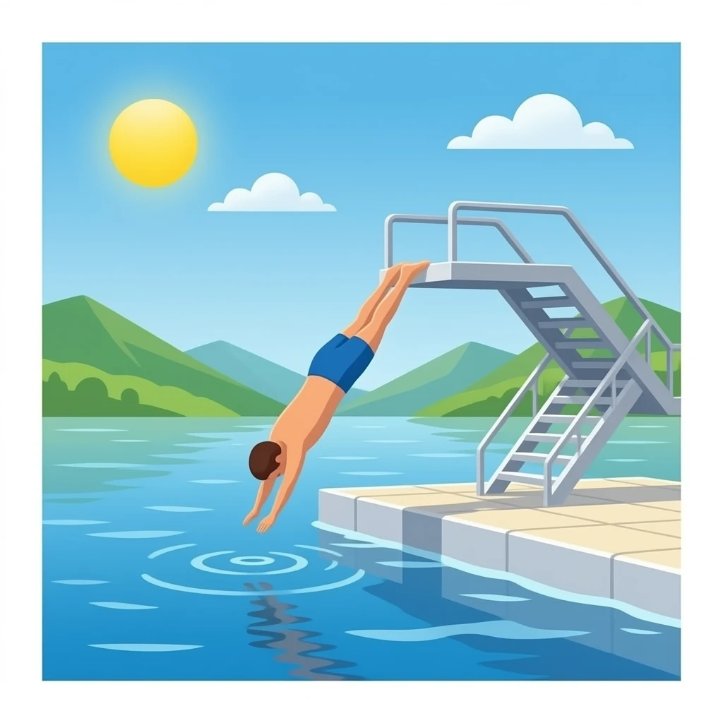 Diving platform emoji