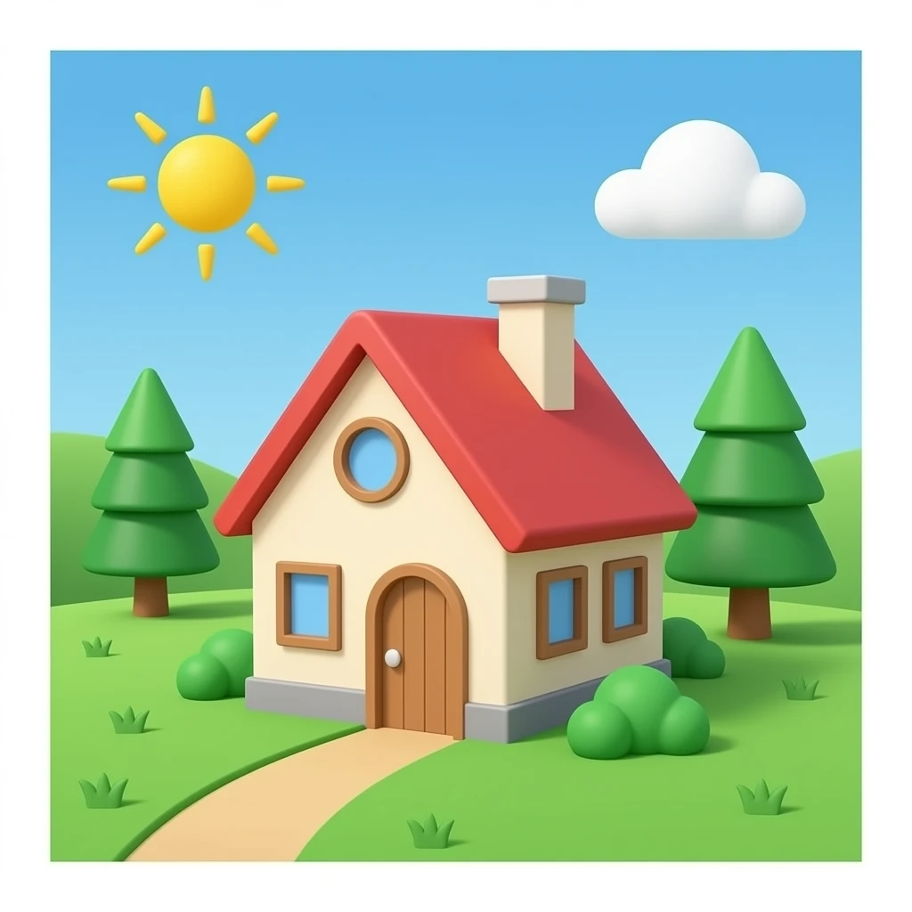 small house emoji