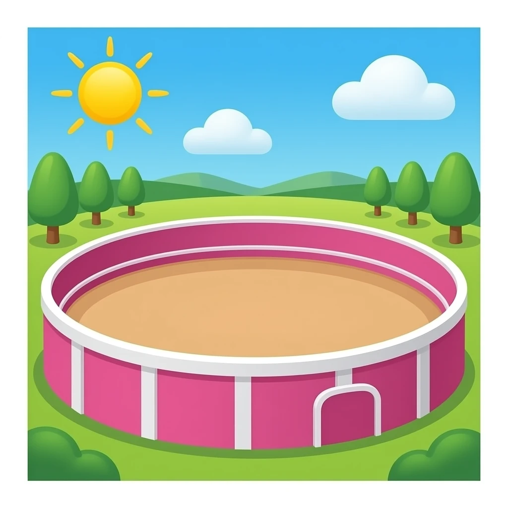 Pink rodeo emoji