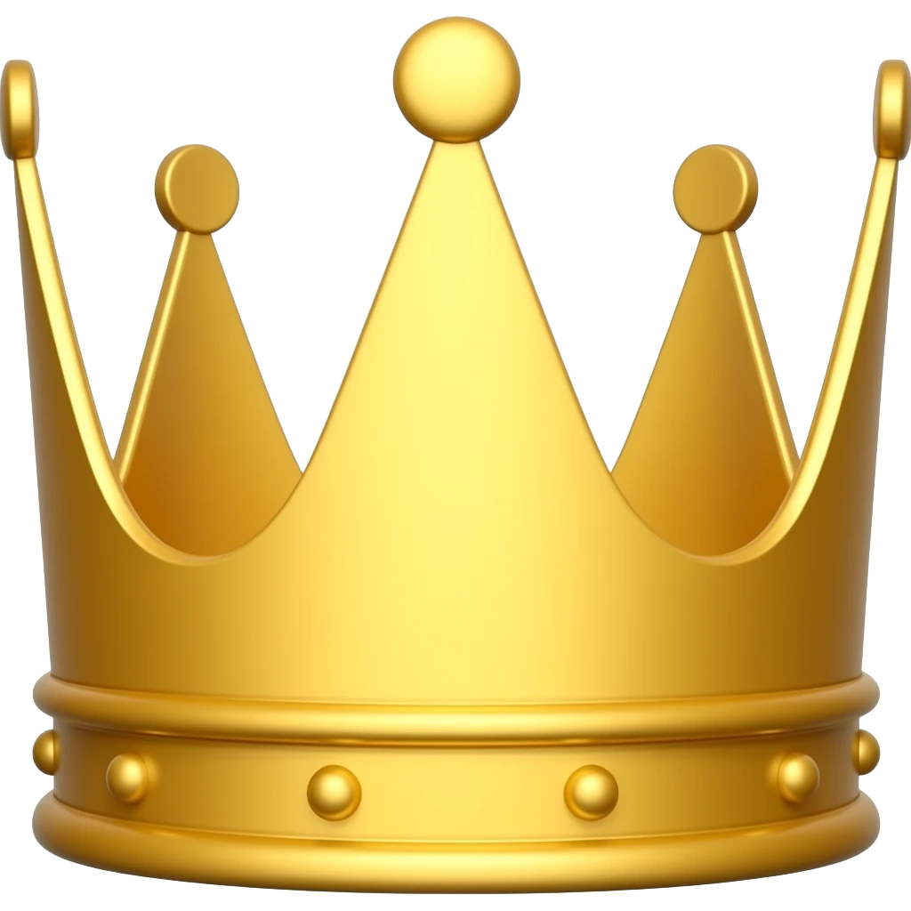 gold crown emoji