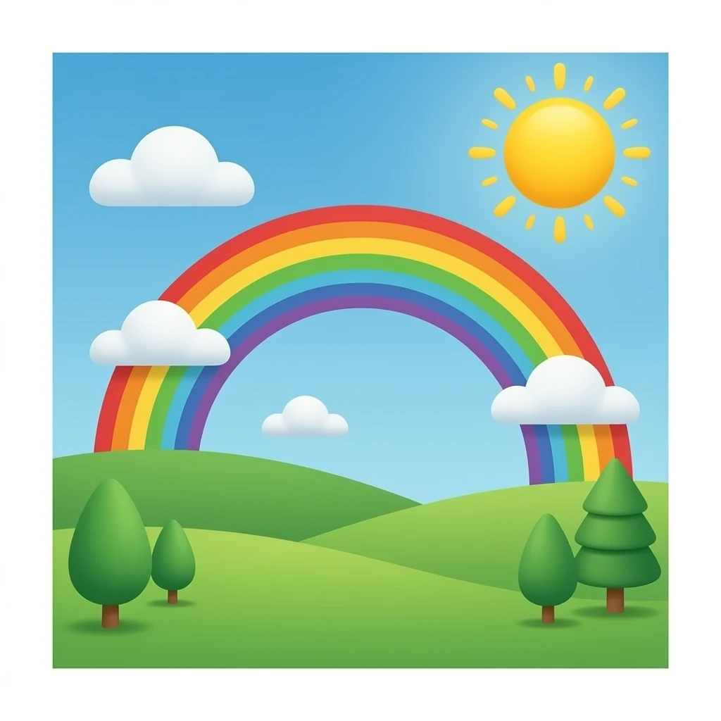 rainbow emoji