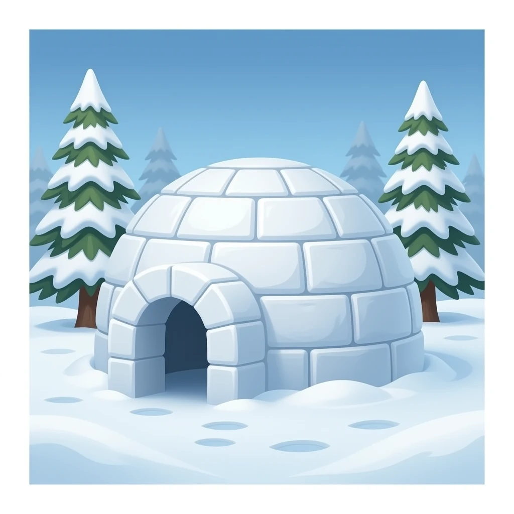 Igloo emoji | AI Emoji Generator