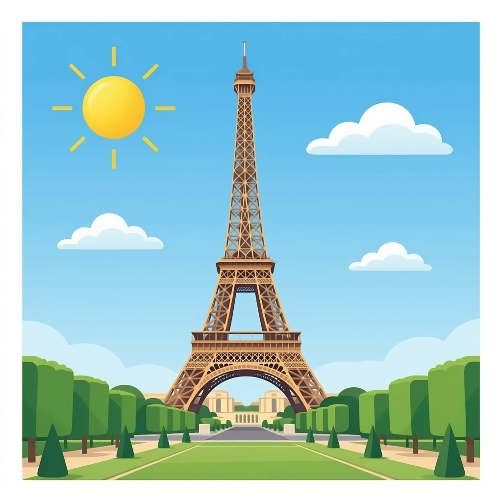 Eiffel tower emoji