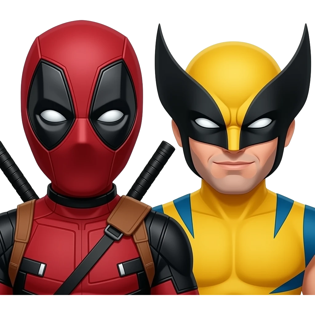 Deadpool and wolverine emoji