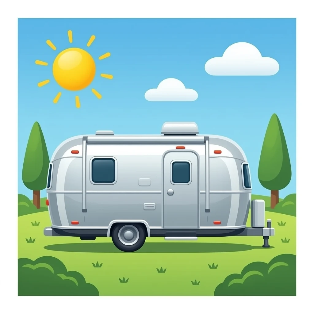 Airstream trailer emoji