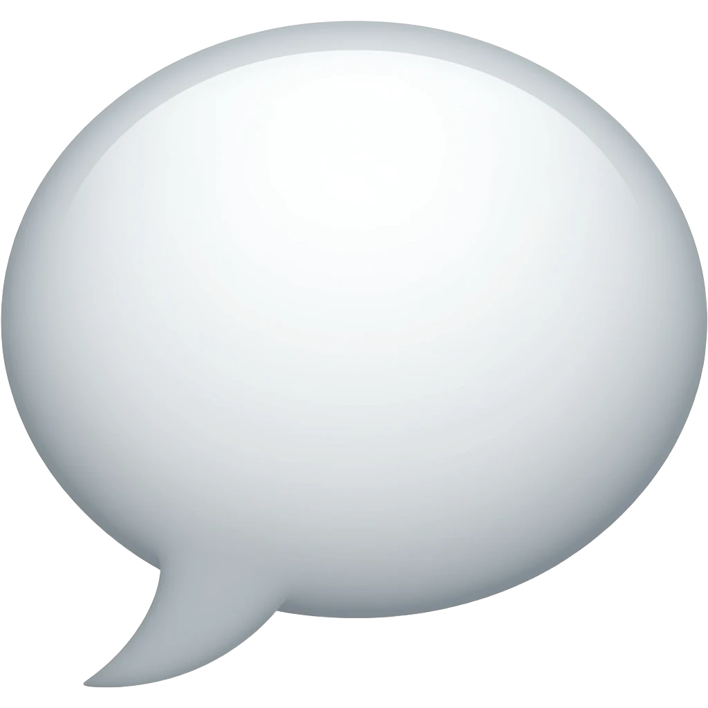 speech bubble emoji