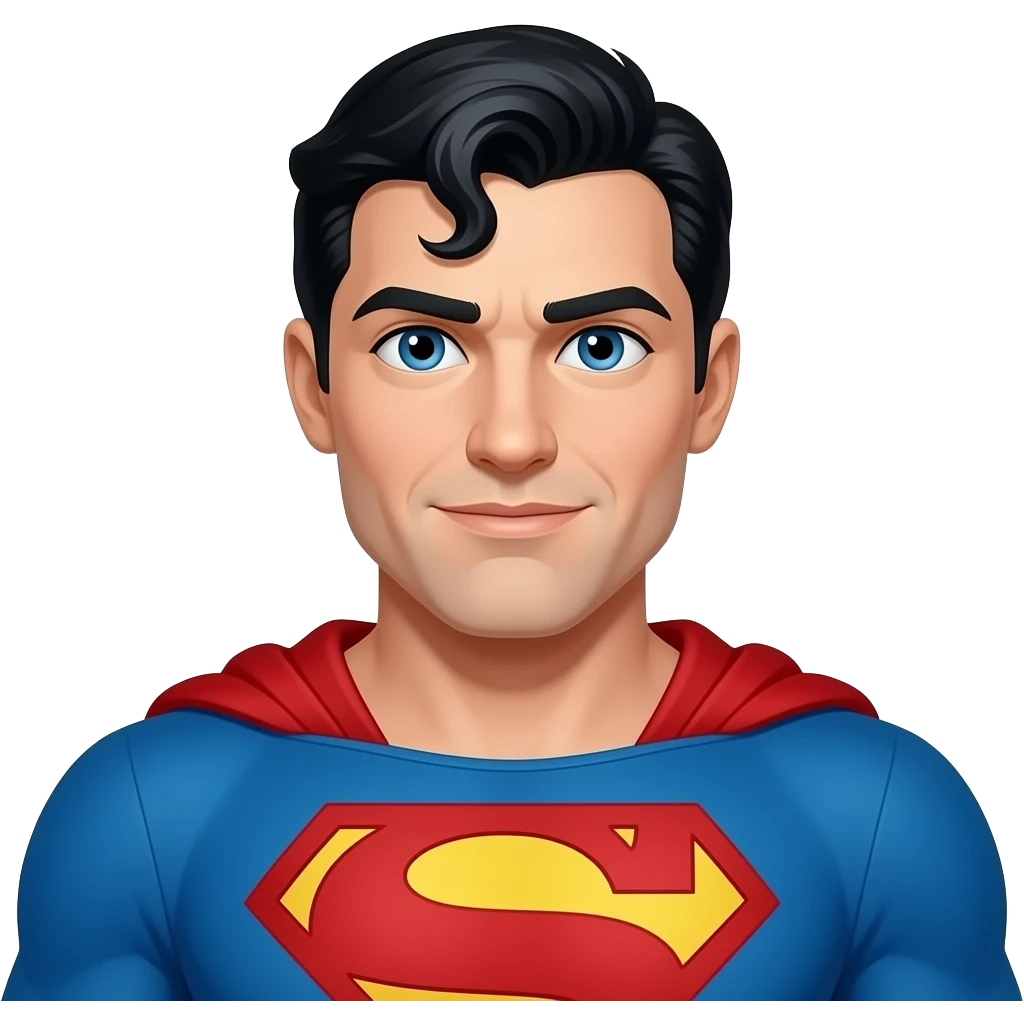 Superman from Heroes and Villains emoji