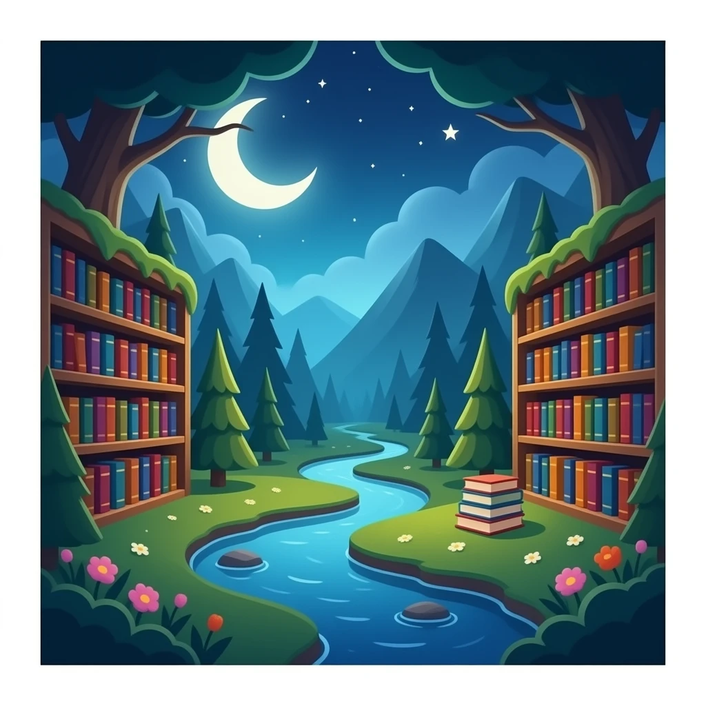 magic library emoji