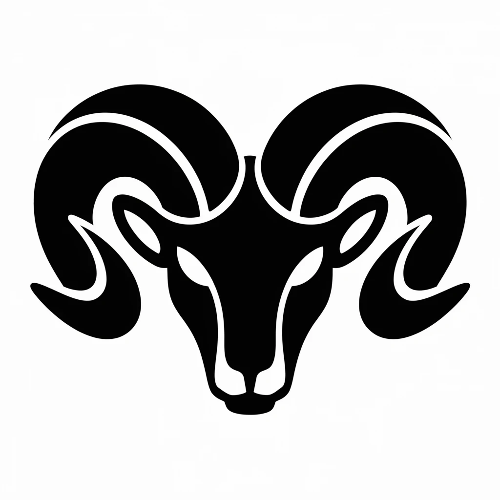 Ram icon black silhouette emoji