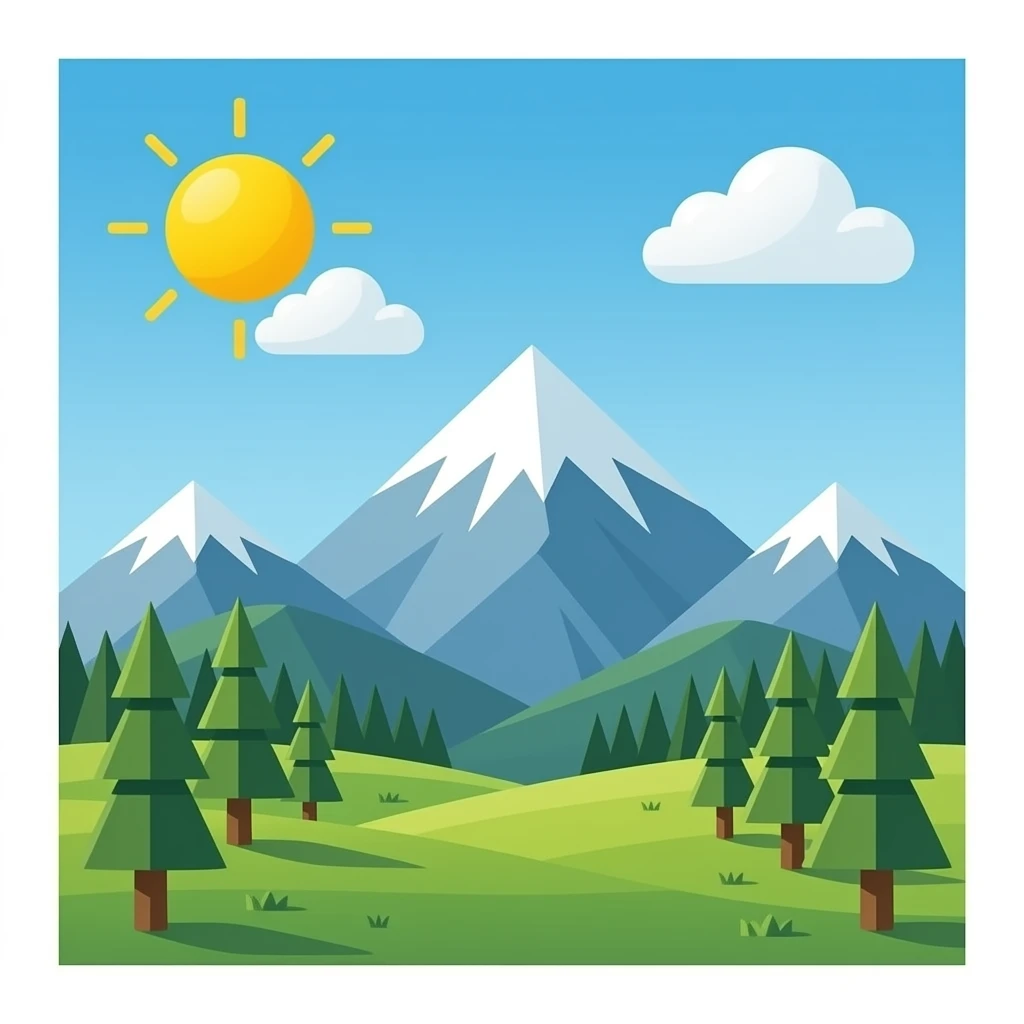 mountain emoji