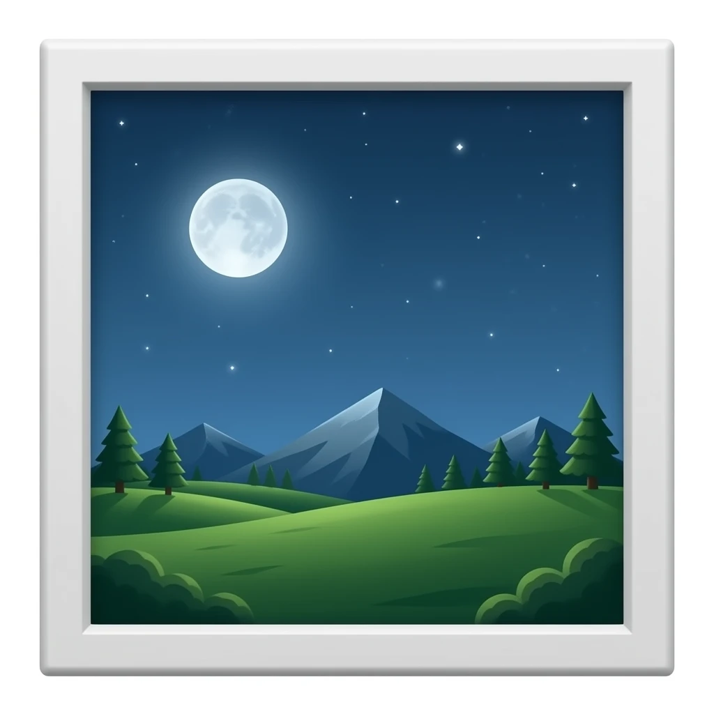 Moon emoji