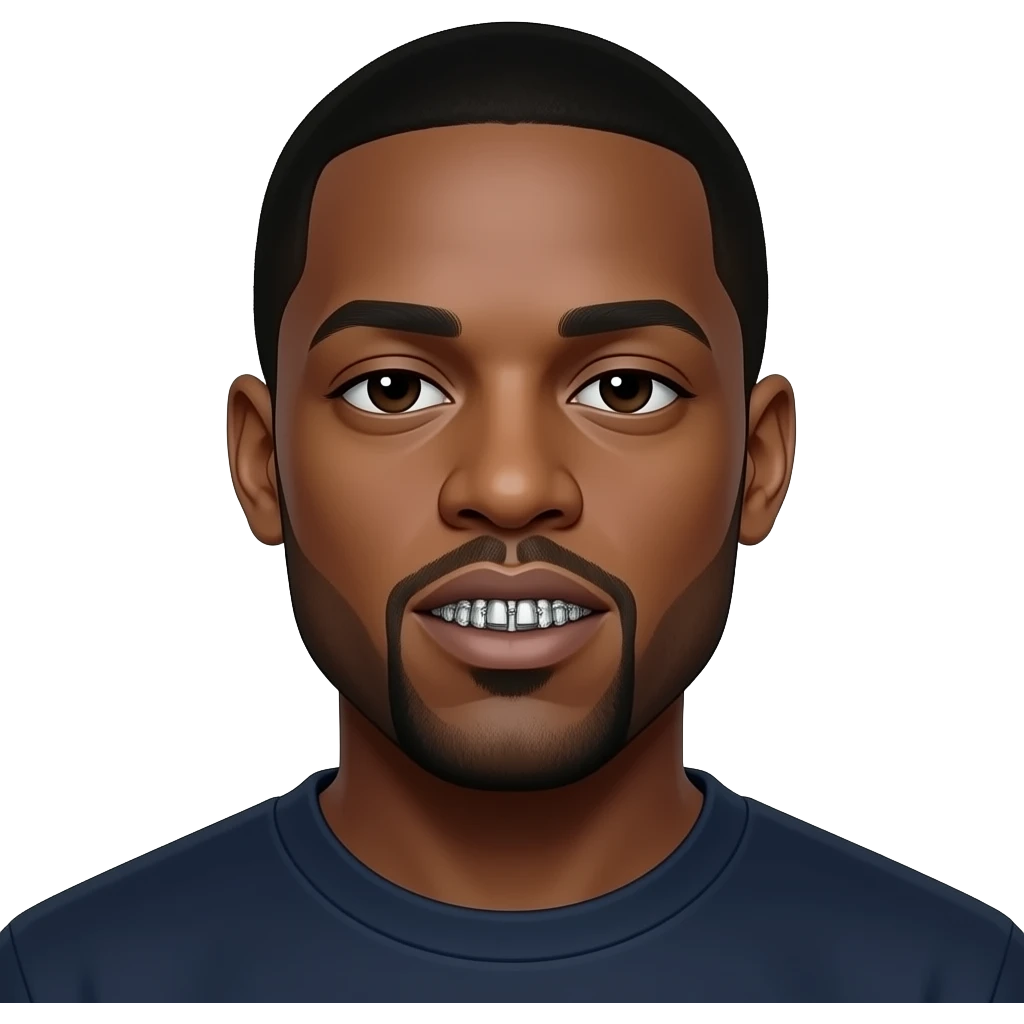 Kanye west his titanium grills emoji