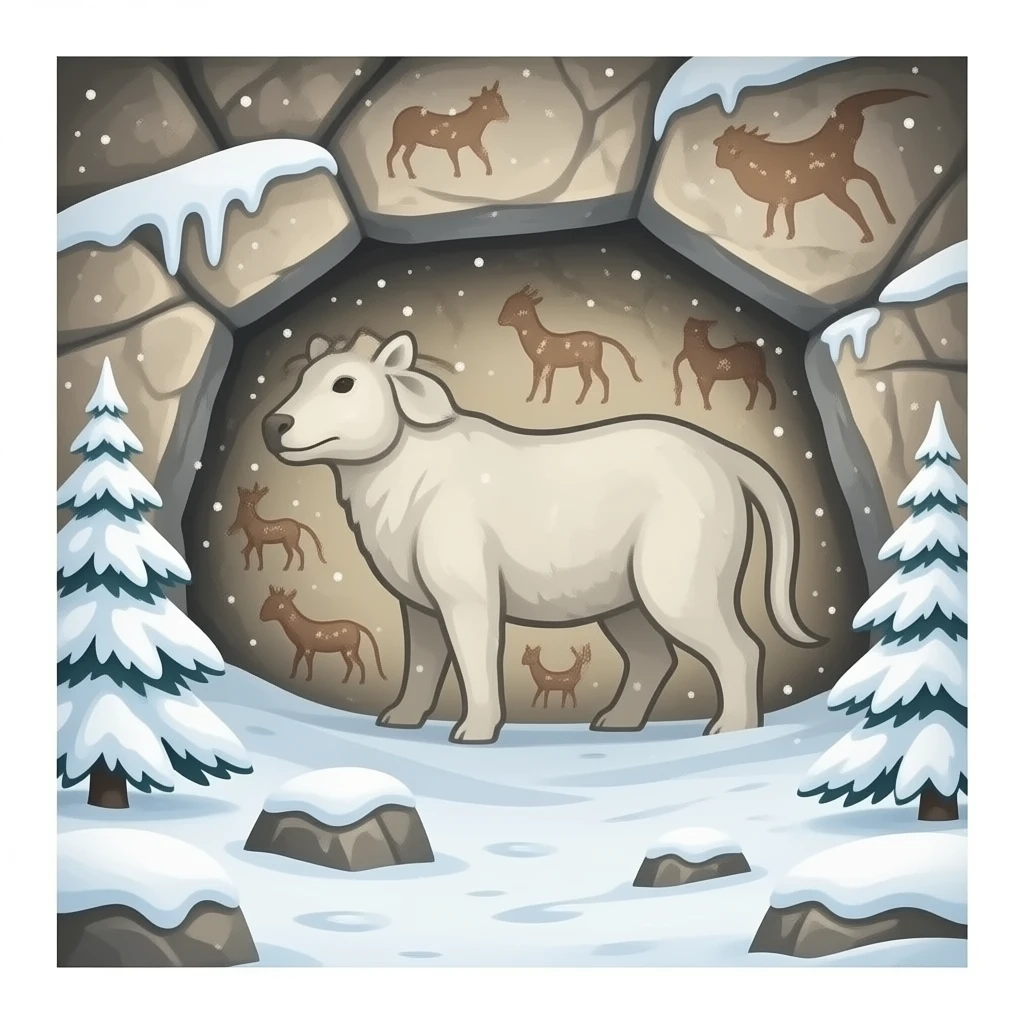 cave painting ice age emoji