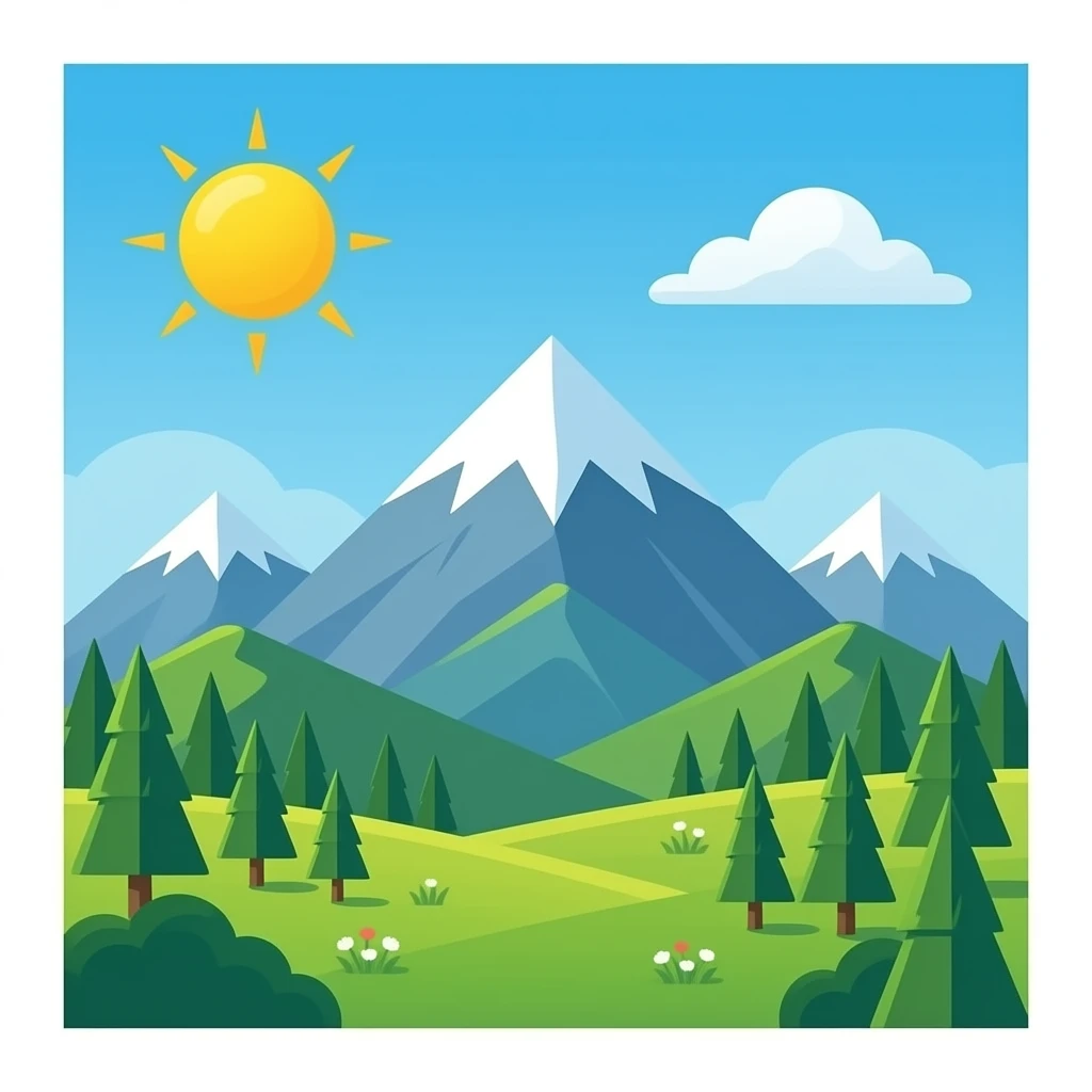mountain emoji