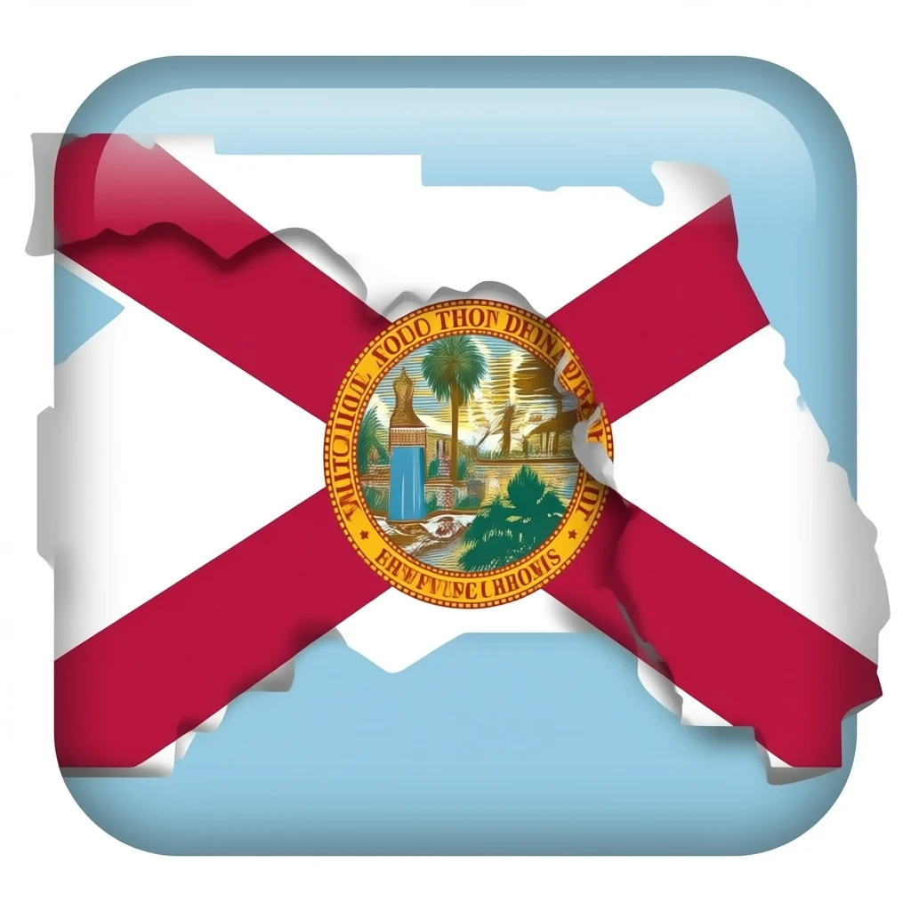 Florida flag map emoji