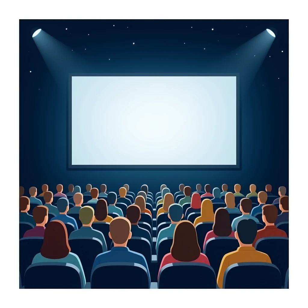 cinema crowded with people emoji