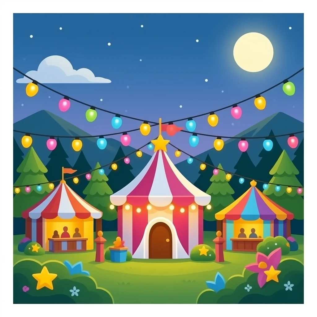 Colorful Festival Lights emoji
