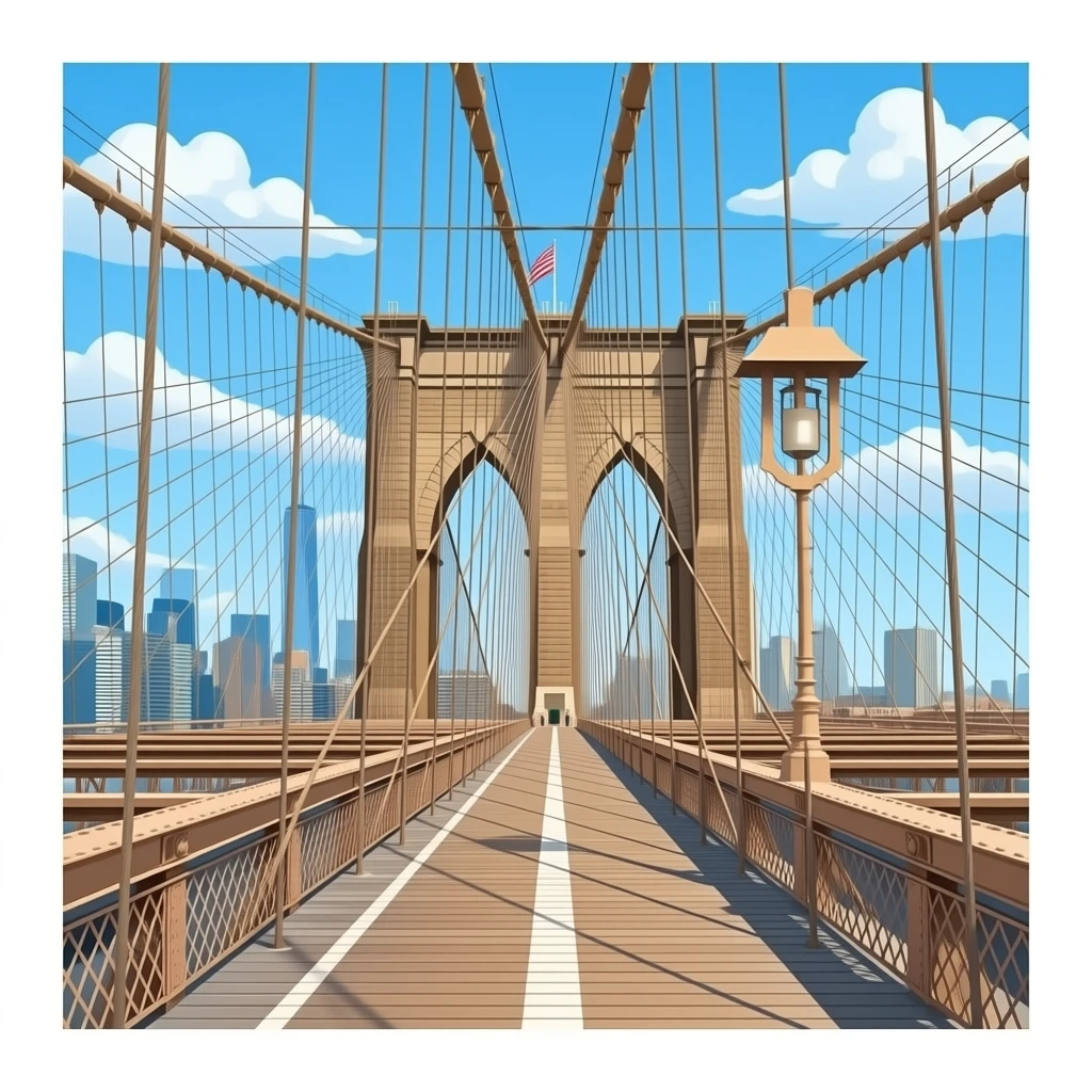 Brooklyn bridge emoji