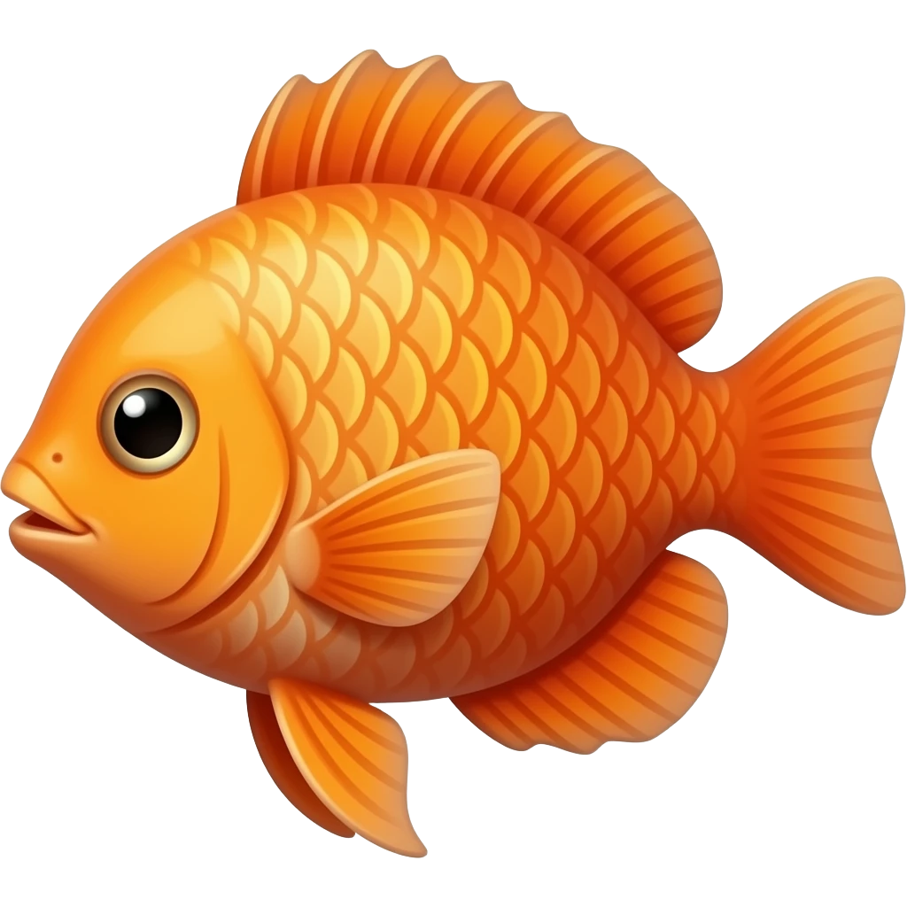 Orange Fish emoji