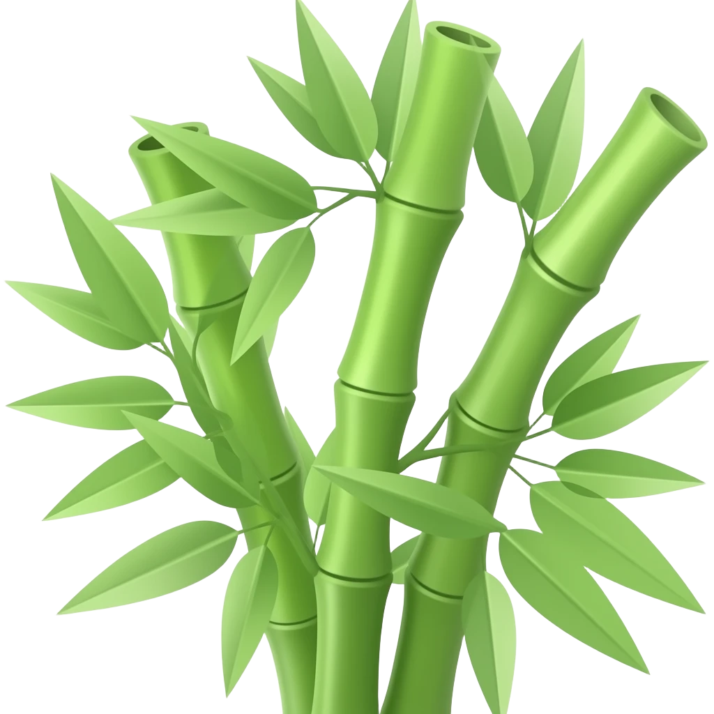 bamboo decor emoji