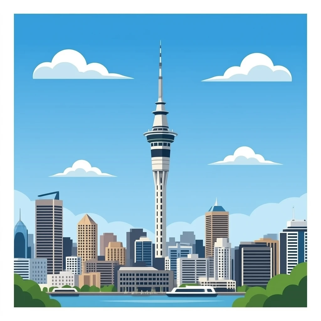 Auckland sky tower emoji